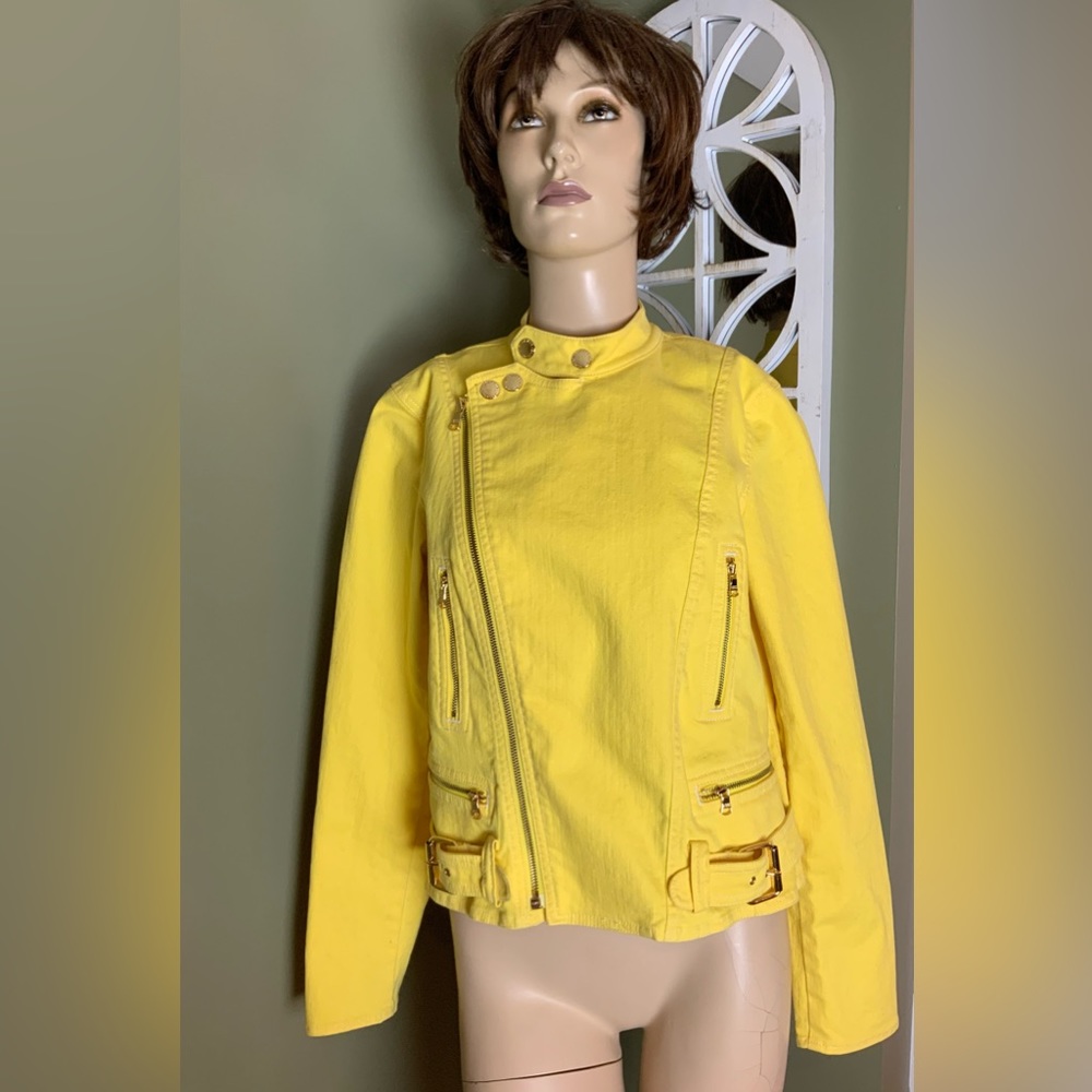 Lauren Jeans Co. Ralph Lauren yellow jean jacket size medium